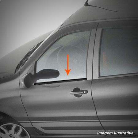 Imagem de Pestana Borracha vedação Vidro Dianteira Externa Lado Esquerdo Fiat Palio 4 Portas Modelo Até 2007