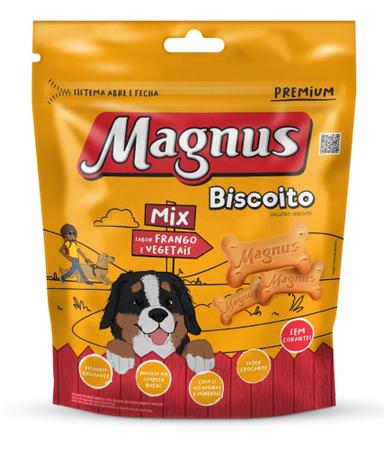 Imagem de Petisco Biscoito Magnus Mix Vegetais Sem Corantes Natural 500 gr