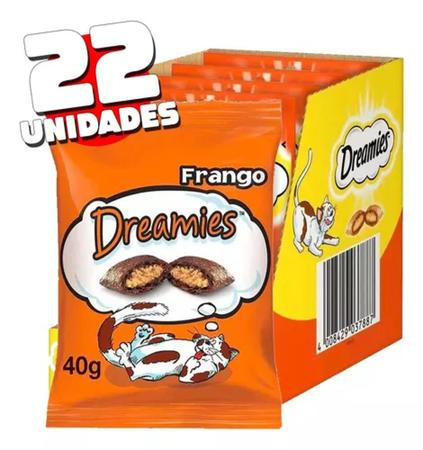 Imagem de Petisco Dreamies Biscoitos Para Gatos Adultos - Caixa 22uni.