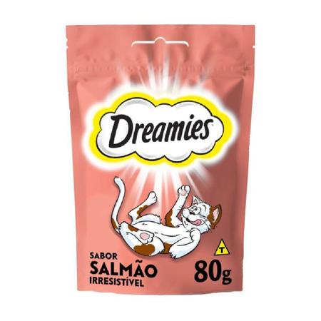 Imagem de Petisco Dreamies Salmão Irresistível Gatos Adultos