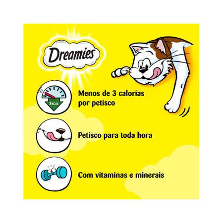 Imagem de Petisco Dreamies Salmão Para Gatos Adultos 40g