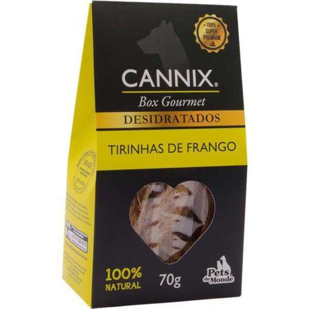 Imagem de Petisco Pets du Monde Cannix Box Gourmet Desidratados Tirinhas Frango