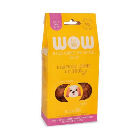 Imagem de Petisco Wow Pet Food Gourmet Lombinho com Cúrcuma para Cães 50 g