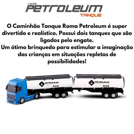 Caminhao De Brinquedo Roma Petroleum Tanque Azul - GAMES & ELETRONICOS