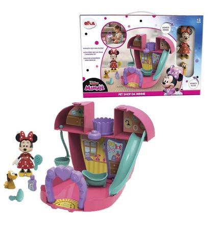 Imagem de Petshop da Minnie Maleta Playset C/ 06 Aces- Sai Água - Elka