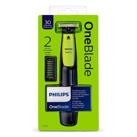 Imagem de Philips OneBlade QP2510/10 Barbeador Aparador de pelos à prova d água Bivolt