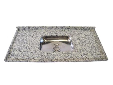 Imagem de Pia de Granito para Cozinha Levorato Arabesco  120x55cm  Granito Arabesco