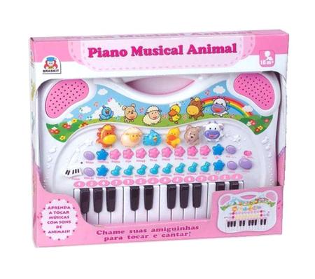 Pianinho Musical Infantil Fazendinha Sons De Animais Bebê