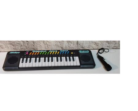 Piano Teclado Infantil Microfone Karaoke Brinquedo Musical - Fun th - Piano  / Teclado de Brinquedo - Magazine Luiza