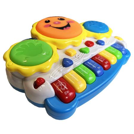 Imagem de Piano De Sol Infantil Teclado De Brinquedo Crianças E Bebes