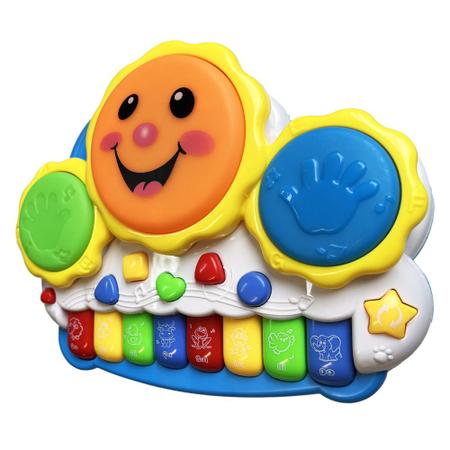 Imagem de Piano De Sol Infantil Teclado De Brinquedo Crianças E Bebes