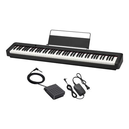 Piano Digital Casio Cdp-S160 Vermelho Kit Completo - Super Sonora