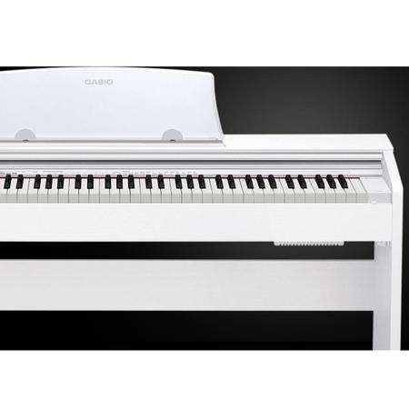 Imagem de Piano Digital Casio PX-770 WE com Móvel Branco com Pedais