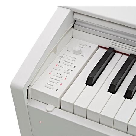 Imagem de Piano Digital Casio PX-770 WE com Móvel Branco com Pedais