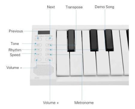 Piano digital multifuncional portátil para estudantes, 88 teclas, teclado  eletrônico dobrável, instrumento musical para crianças, 88