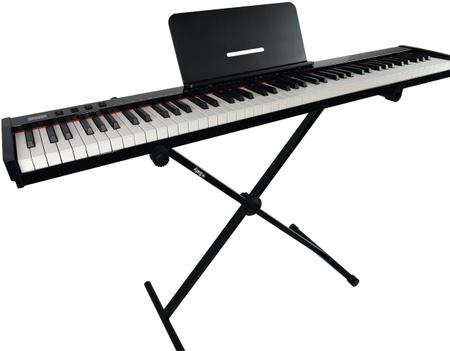 Piano Eletrônico 61 Teclas Arranjador Konix - PH61-S MIDI +