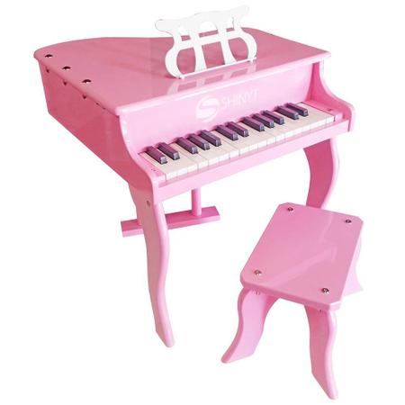 Brinquedo Infantil Piano Sinfonia Rosa Para Crianças 3+Anos WinFun -  Baby&Kids