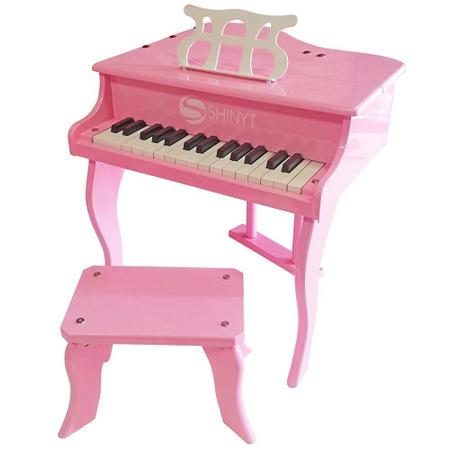 Imagem de Piano Infantil 30 Teclas Rosa