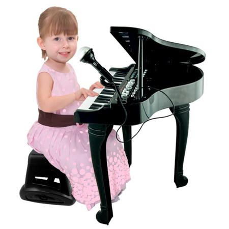 Piano Infantil Sinfonia Estilo Profissional Teclado em Promoção na