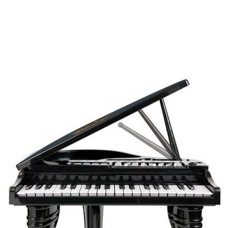 Exclusivo criança de piano madeira preta — Brycus