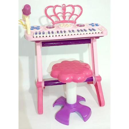 Piano (Pianinho) Infantil com banqueta - Disktem