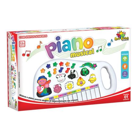 Jogo de teclado de piano para crianças, sons de animais, música leve  intermitente, instrumento bebê, brinquedos educativos, presentes para  crianças - AliExpress