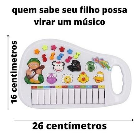 Piano Infantil Teclado Para Bebe E Criança Com Som Dos Bicho - jpg shop -  Piano / Teclado de Brinquedo - Magazine Luiza