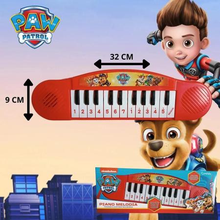 Piano Melodia Patrulha Canina - Blanc Toys - Felicidade em brinquedos