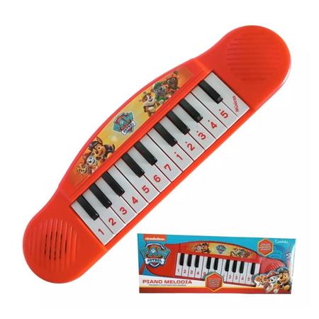 Piano Melodia Patrulha Canina - Blanc Toys - Felicidade em brinquedos
