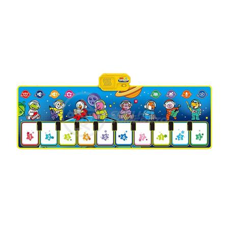 Tapete Piano Musical Faz Som infantil Colorido Com 10 melodias Controle de  volume Grava 28x80cm KaBaby - 16221B - Kavod - Piano / Teclado de Brinquedo  - Magazine Luiza