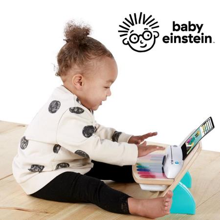 Piano Infantil Toque Inteligente Madeira Colorido Baby Einst
