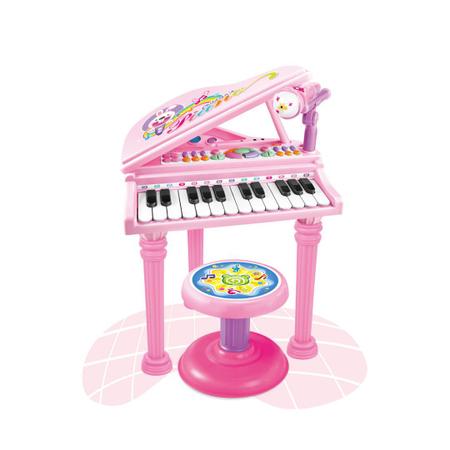 Lembrancinha Teclado Musical Infantil Rosa no Magazine 25