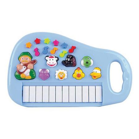 Piano Teclado Infantil Musical Bichos Fazendinha Rosa Art Brink – DreamToys