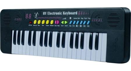 Teclado Musical Infantil 61 Teclas Iniciante Microfone Usb