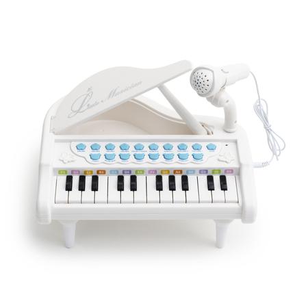 Imagem de Piano Teclado Brinquedo Infantil Com Microfone