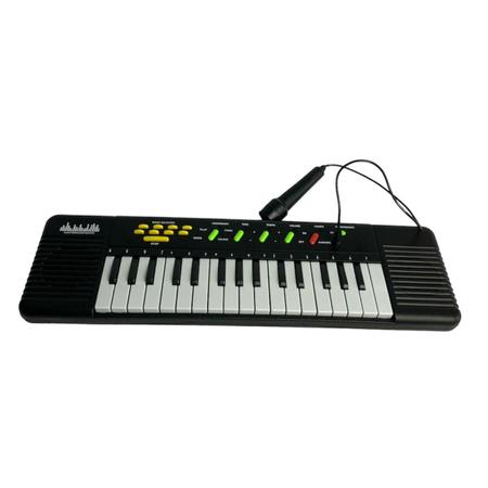 Piano Teclado Musical Infantil Eletrônico 32 Teclas Com Karaoke Microfone -  Chic Outlet - Economize com estilo!