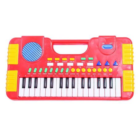 Teclado Piano Musical Infantil com Sons Eletrônicos 32 Teclas VERMELHO -  TOYS - Piano / Teclado de Brinquedo - Magazine Luiza