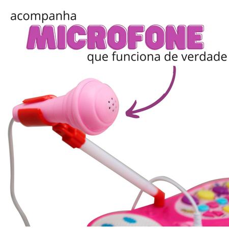 Piano Teclado Infantil Acústico calda madeira rosa c/ banco - Bell -  Instrumentos de Teclas - Magazine Luiza
