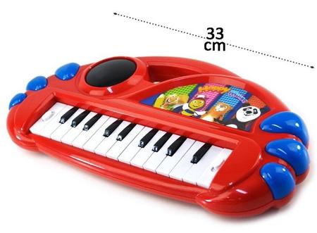 Pianinho de Brinquedo Infantil Vermelho Vários Sons My Music - My Music  Center - Piano / Teclado de Brinquedo - Magazine Luiza