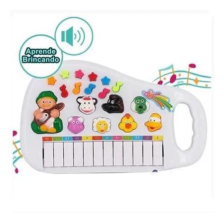 Piano Teclado Infantil Sons de animais e musicas 12 Teclas Brinquedo para  Bebê - Brinquedo Infantil - Piano / Teclado de Brinquedo - Magazine Luiza