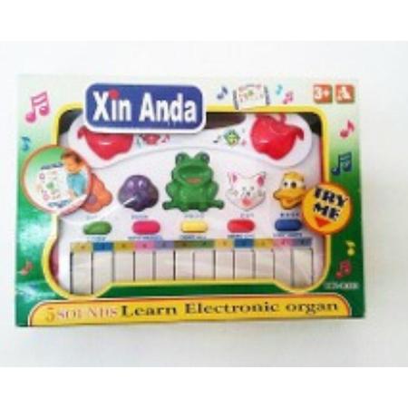 Piano teclado musical infantil fazendinha xin anda