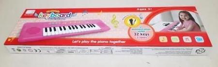 Teclado Piano Infantil Rosa 32 Teclas com Microfone Vários Tipos de Sons -  Toys - Teclado Infantil - Magazine Luiza