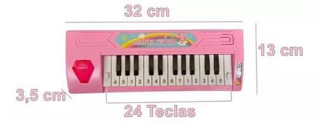 Teclado Musical Infantil Show Rosa - 41095 - Toyng - Dorémi Brinquedos