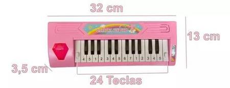 Teclado Pianinho Animal Rosa Piano Infantil Bebe Com Gravador Sons de 6  Bichinhos Didático Educativo Braskit - Piano / Teclado de Brinquedo -  Magazine Luiza