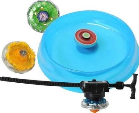 Kit Beyblade Metal 5D Brinquedo 4 Peões Led Toys - Speed Top - Pião de  Batalha e Acessórios - Magazine Luiza