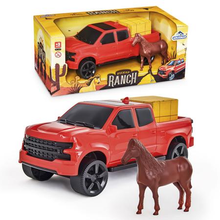 Imagem de Pickup Ranch com Cavalo Caminhonete Carrinho Brinquedo