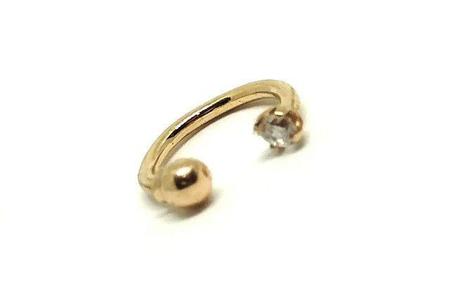 Piercing Orelha Ouro 18k 0.30 gramas