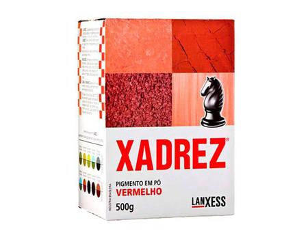 Pigmento em pó Xadrez Vermelho Para Tinta 500g - Lanxess