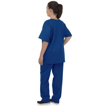 Imagem de Pijama Cirúrgico Scrub 100% Algodão Azul Royal Unissex Artipé