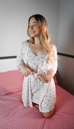 Pijama Conjunto hobby + camisola floral - Sanft - Pijama Infantil